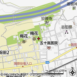 和歌宮神社周辺の地図