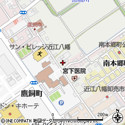 アトム電器近江八幡店周辺の地図