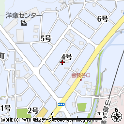 京都府南丹市園部町内林町（上荒代）周辺の地図