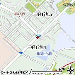 愛知県みよし市三好丘旭周辺の地図