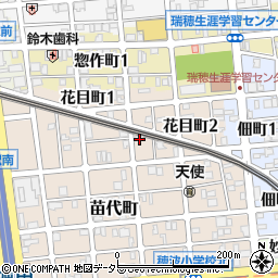 愛知県名古屋市瑞穂区苗代町7-15周辺の地図