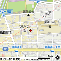 愛知県名古屋市瑞穂区松園町2丁目23周辺の地図