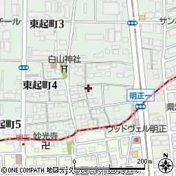 愛知県名古屋市中川区東起町4丁目87周辺の地図
