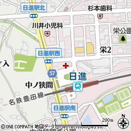 ヴィオラ日進周辺の地図