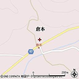 兵庫県丹波篠山市倉本202周辺の地図