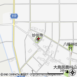 妙体寺周辺の地図