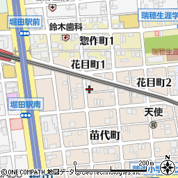 愛知県名古屋市瑞穂区苗代町5-18周辺の地図