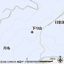 愛知県豊田市山谷町周辺の地図