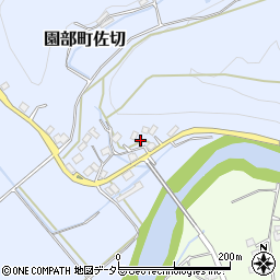 京都府南丹市園部町佐切東垣内周辺の地図