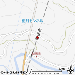 静岡県浜松市天竜区佐久間町相月1216周辺の地図