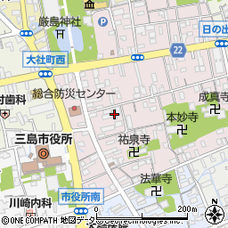 鈴与セキュリティサービス三島支店周辺の地図