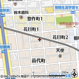 愛知県名古屋市瑞穂区苗代町5-11周辺の地図