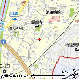 静岡県駿東郡長泉町本宿554周辺の地図