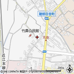 滋賀県東近江市建部日吉町547周辺の地図