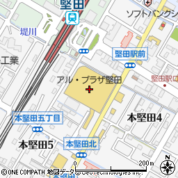 滋賀銀行アル・プラザ堅田第二 ＡＴＭ周辺の地図