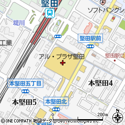 シンキアルプラザ堅田店周辺の地図