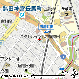 エクセルイン名古屋熱田周辺の地図