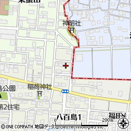 愛知県名古屋市港区八百島1丁目201周辺の地図