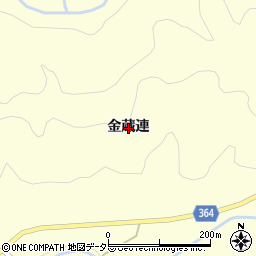 愛知県豊田市御内町金蔵連周辺の地図