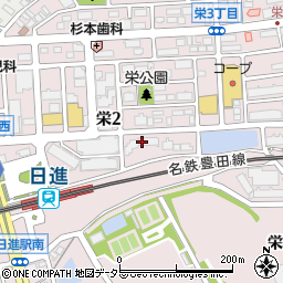 グローリアスヒルズ日進第６周辺の地図