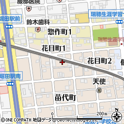愛知県名古屋市瑞穂区苗代町5周辺の地図
