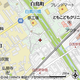 滋賀県近江八幡市白鳥町65-7周辺の地図