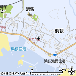 千葉県鴨川市浜荻1452周辺の地図