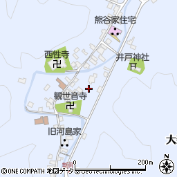 島根県大田市大森町周辺の地図