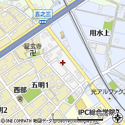 愛知県弥富市海老江周辺の地図