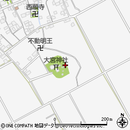 西生来大宮神社周辺の地図