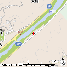 愛知県豊田市田振町長走周辺の地図