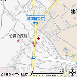 滋賀県東近江市建部日吉町527-1周辺の地図