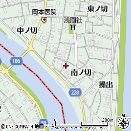 愛知県名古屋市中川区下之一色町南ノ切周辺の地図