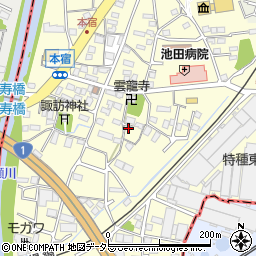 静岡県駿東郡長泉町本宿550-2周辺の地図