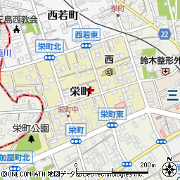 〒411-0846 静岡県三島市栄町の地図