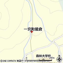 兵庫県宍粟市一宮町能倉975周辺の地図