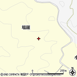 愛知県豊田市御内町場羅周辺の地図