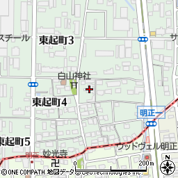 愛知県名古屋市中川区東起町4丁目80周辺の地図