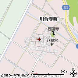川合寺会館周辺の地図