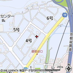 京都府南丹市園部町内林町上陸所周辺の地図