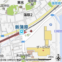 清水警察署新蒲原駅前交番周辺の地図