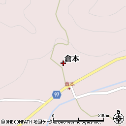 兵庫県丹波篠山市倉本222周辺の地図