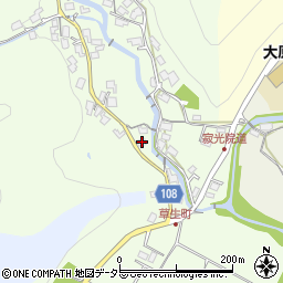 京都府京都市左京区大原草生町282周辺の地図