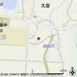 岡山県勝田郡奈義町久常81周辺の地図