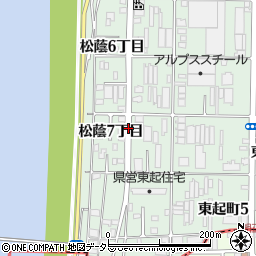 愛知県名古屋市中川区下之一色町松蔭７丁目周辺の地図