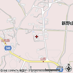 岡山県津山市新野山形588周辺の地図