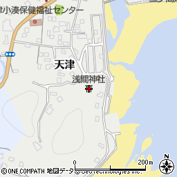 浅間神社周辺の地図