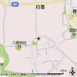 千葉県鴨川市打墨289周辺の地図