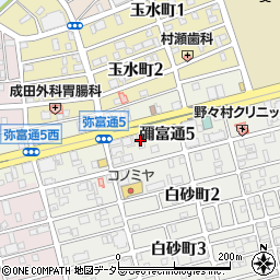株式会社弥富薬局周辺の地図