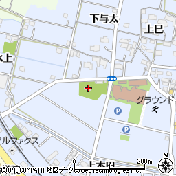 愛知県弥富市鯏浦町上本田135周辺の地図